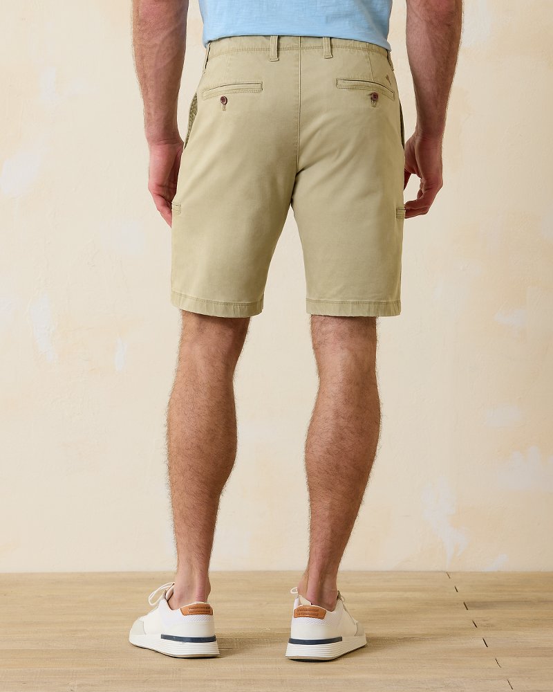 Buy Linen Cargo Shorts for Men Ginger Online