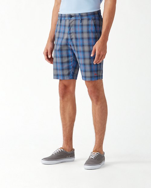 Putter There Plaid IslandZone® 10-Inch Shorts