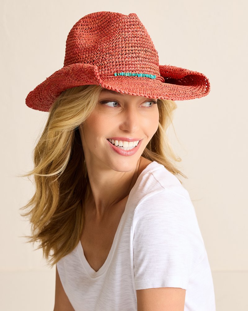 Tanya Raffia Cowboy Hat