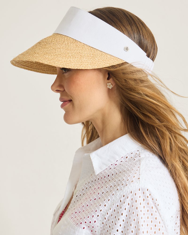 Raffia Tawny Packable Visor