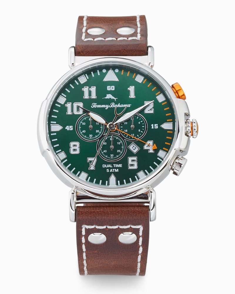 Bay View Dual Time Chronograph Watch