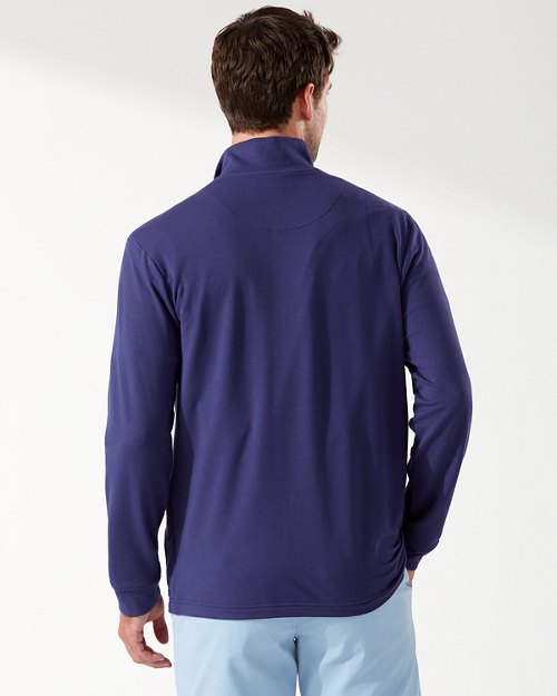 French Terry Quarter-Zip Long-Sleeve