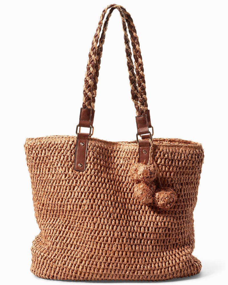 Tommy bahama straw bag sale