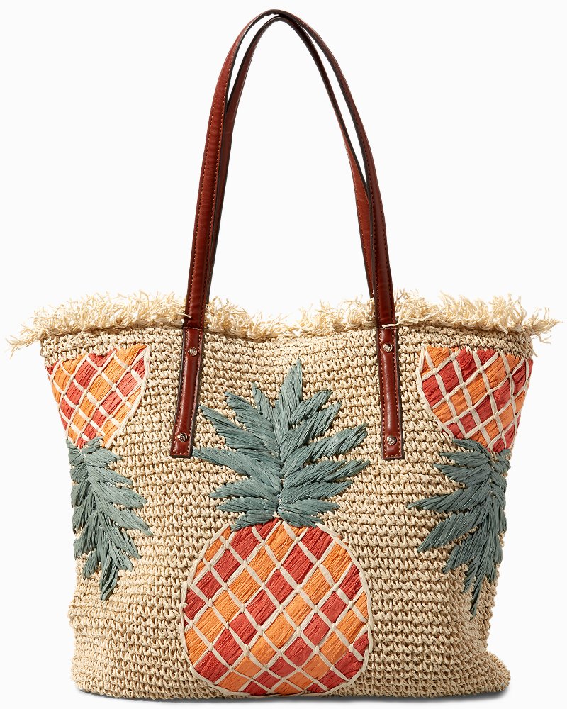 Tommy bahama straw bucket outlet bag