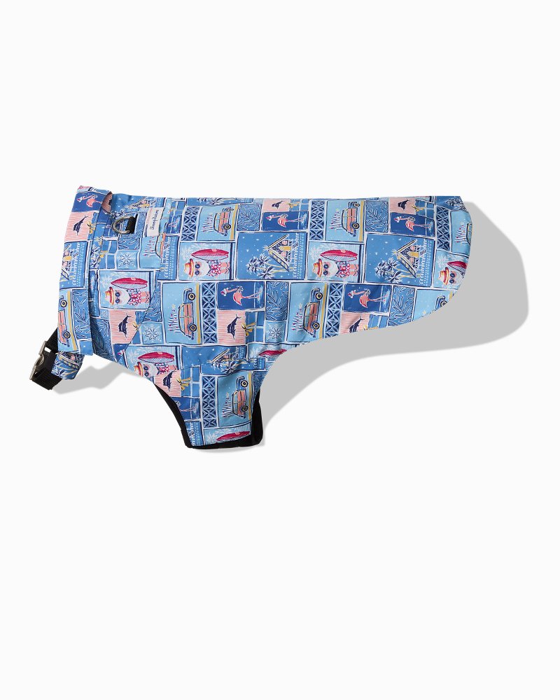 Dog Patchwork Santa Shirt & Harness Set