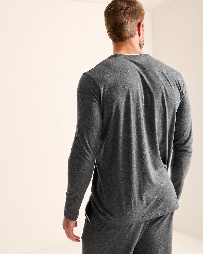 Big & Tall Jersey Long-Sleeve Crewneck T-Shirt