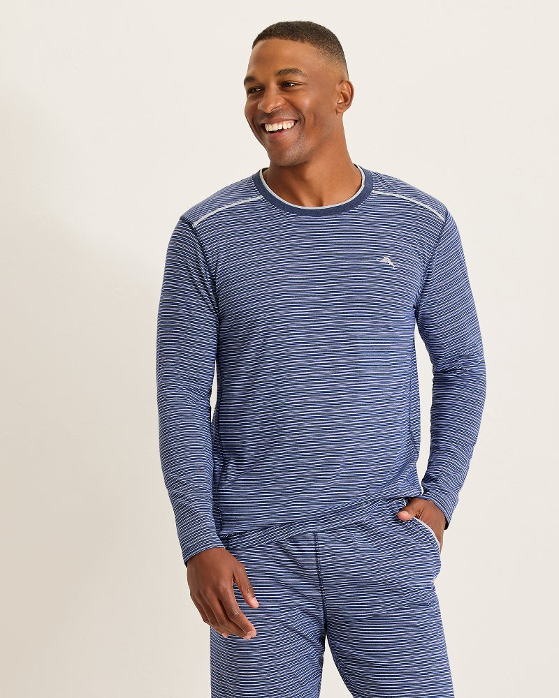 Jersey Long-Sleeve Crewneck T-Shirt