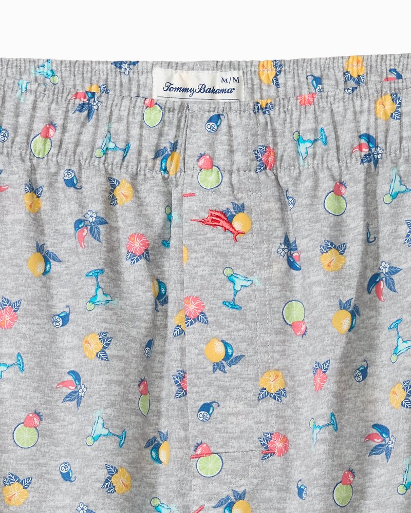 Woven Poplin Tropic Cocktail Print Boxers