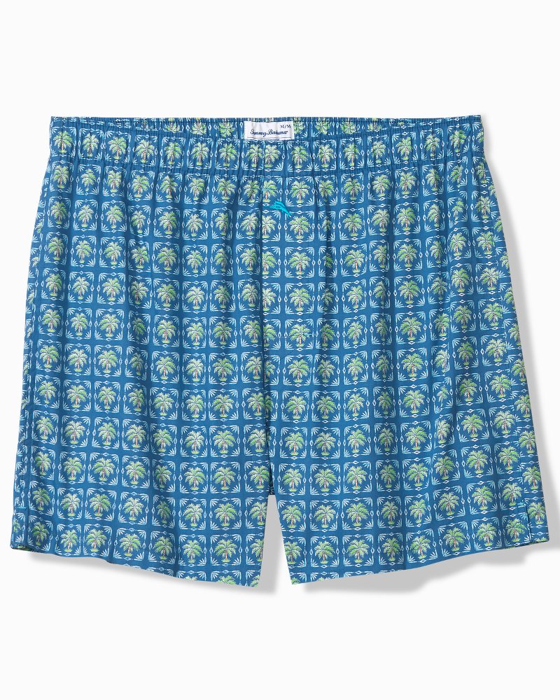 Woven Poplin Tropic Cocktail Print Boxers