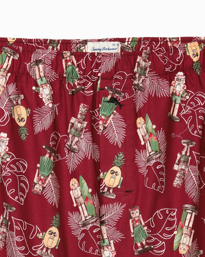 Woven Poplin Etched Tropics Boxers