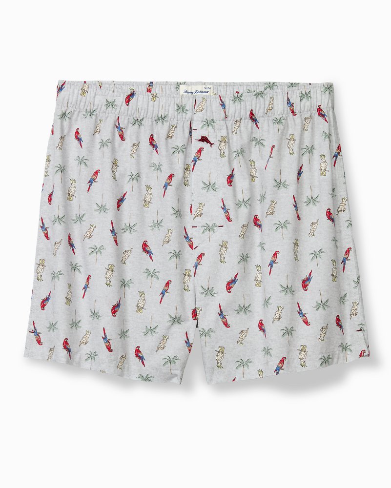 Woven Poplin Etched Tropics Boxers
