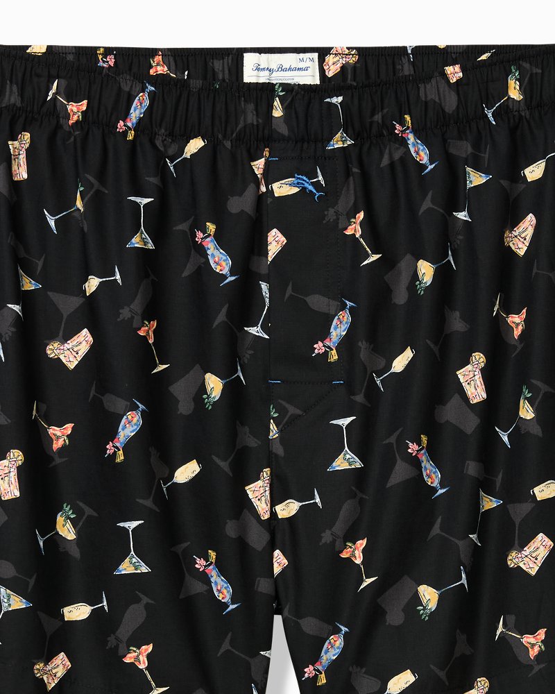 Woven Poplin Etched Tropics Boxers