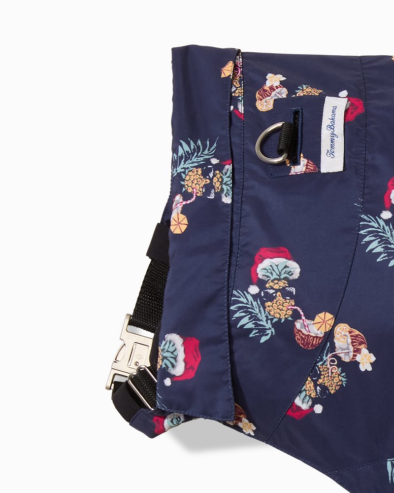 Dog Pineapple Santa Shirt & Harness Set