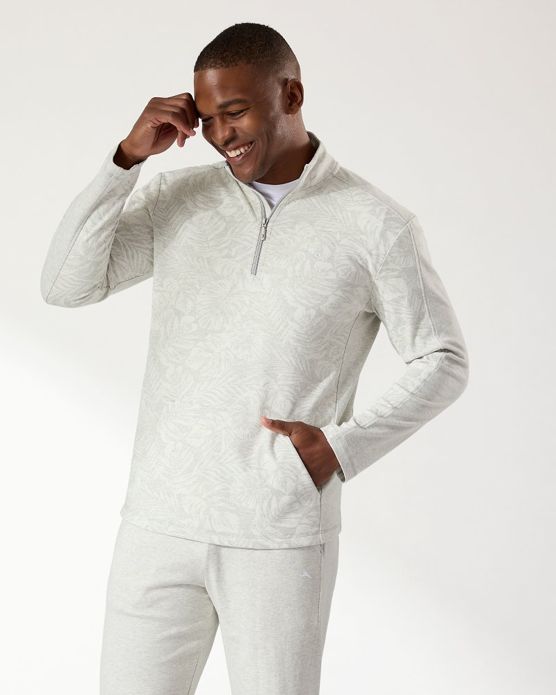 Double Knit Lounge Quarter-Zip Sweatshirt