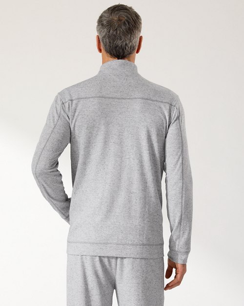 Piqué Lounge Full-Zip Sweatshirt