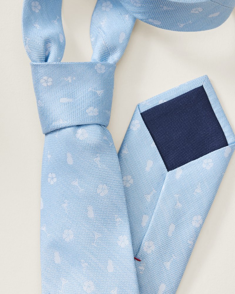 Eaton Tossed Novelty Silk-Blend Tie