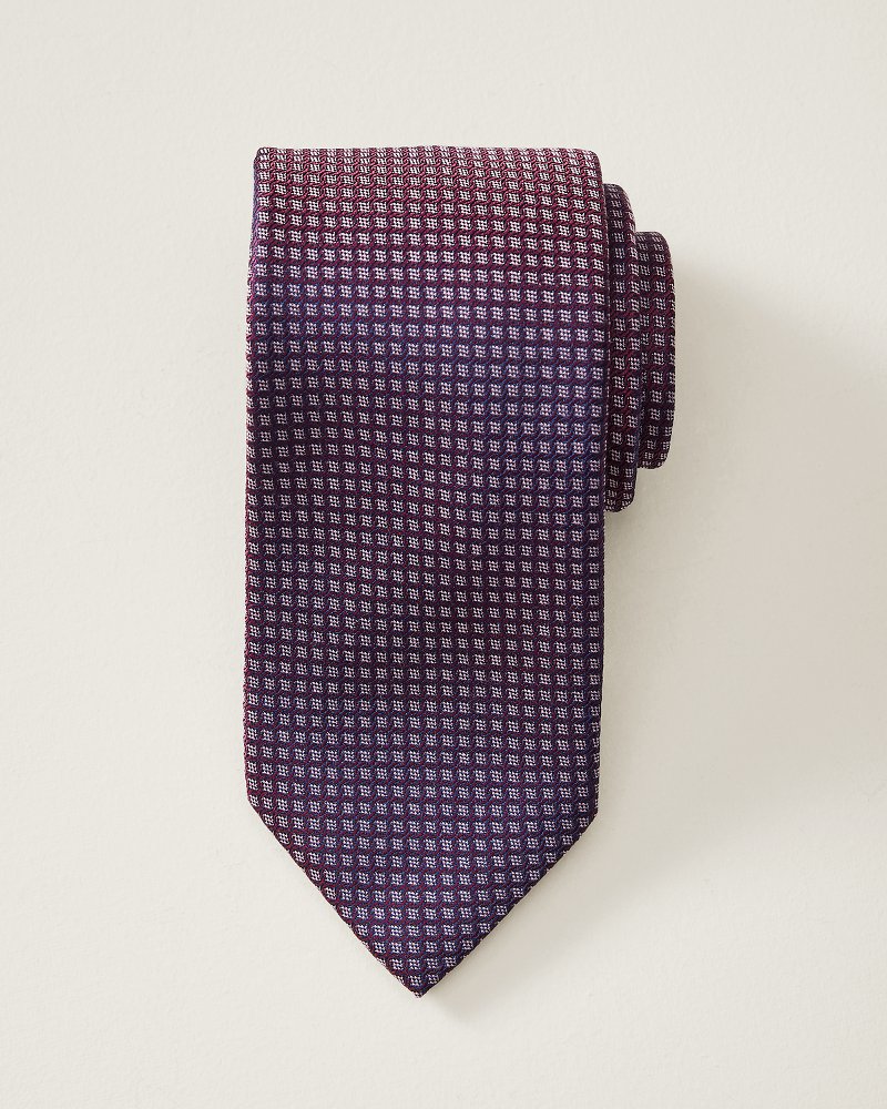 Tuttle Geo Solid Silk-Blend Tie