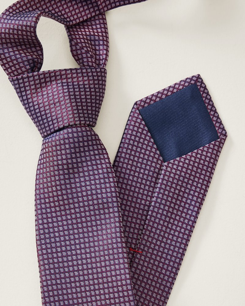 Tuttle Geo Solid Silk-Blend Tie
