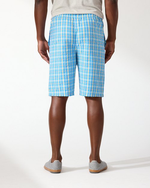 Big & Tall Seersucker Pajama Shorts