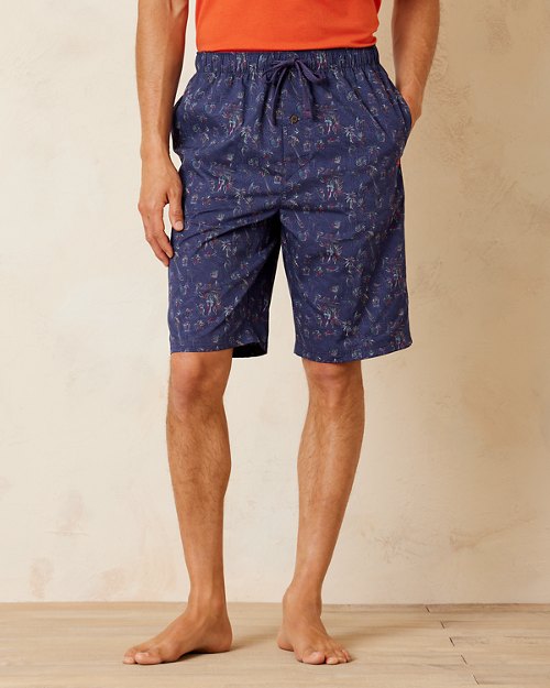 Woven Pajama Shorts