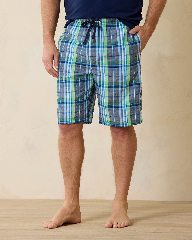 Seersucker Pajama Shorts