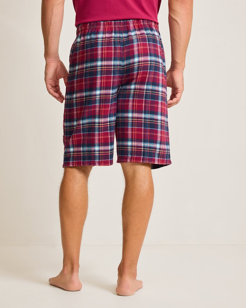 Big & Tall Flannel Plaid Pajama Shorts