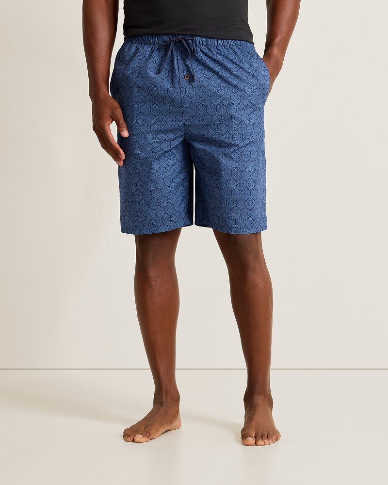 Big & Tall Woven Novelty Poplin Print Pajama Shorts