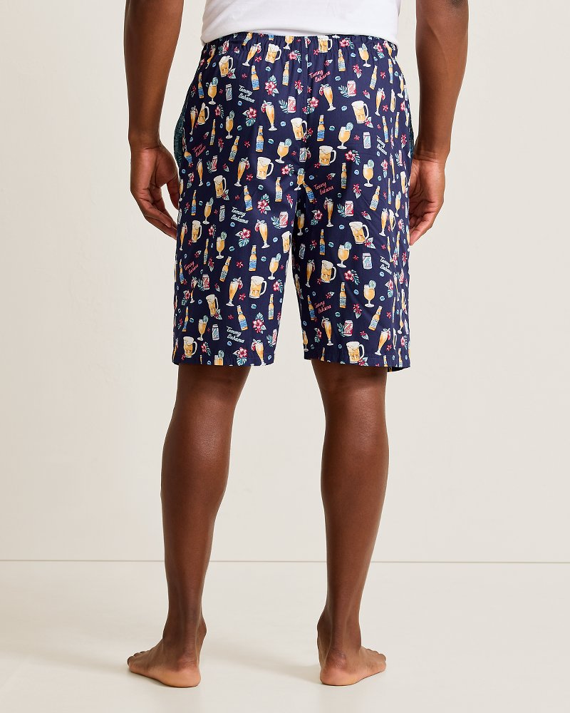Big & Tall Woven Novelty Poplin Print Pajama Shorts