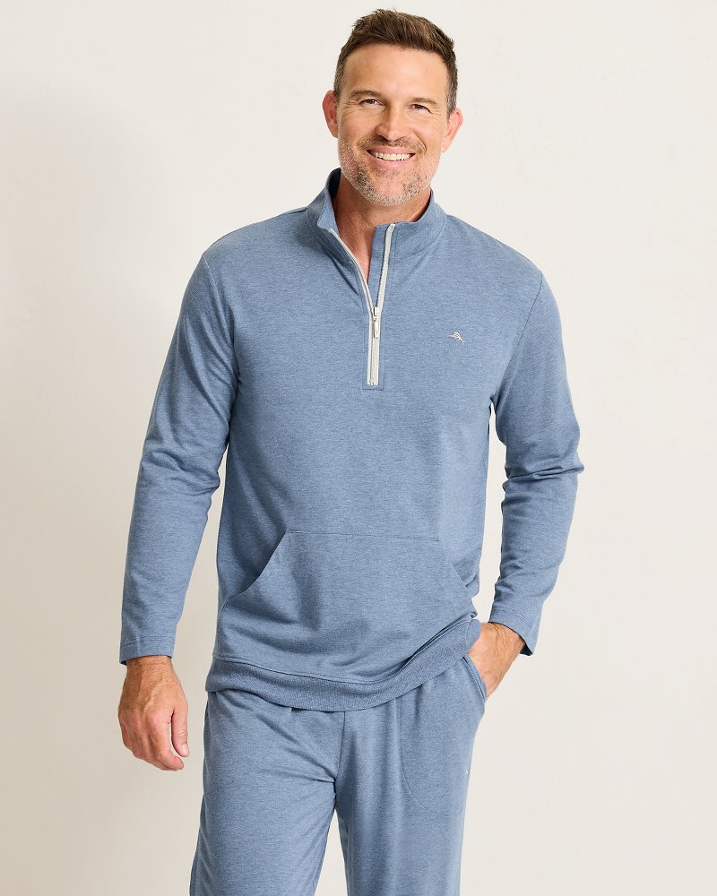 Big & Tall French Terry Quarter-Zip Sweatshirt