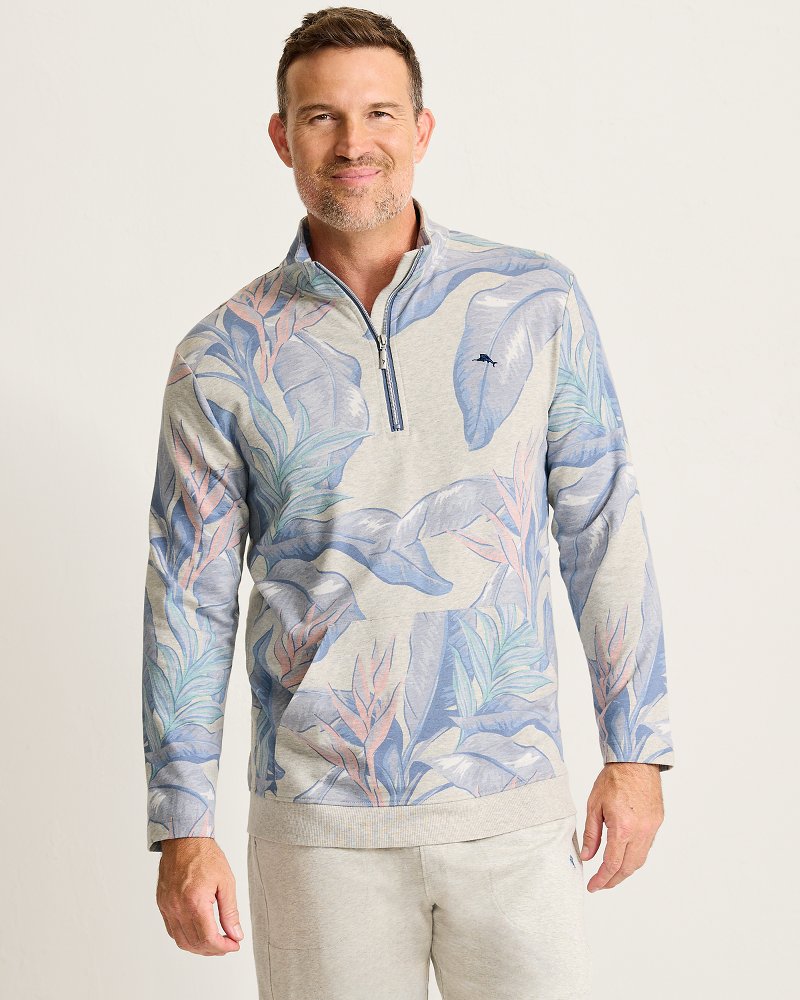 Big & Tall French Terry Quarter-Zip Sweatshirt