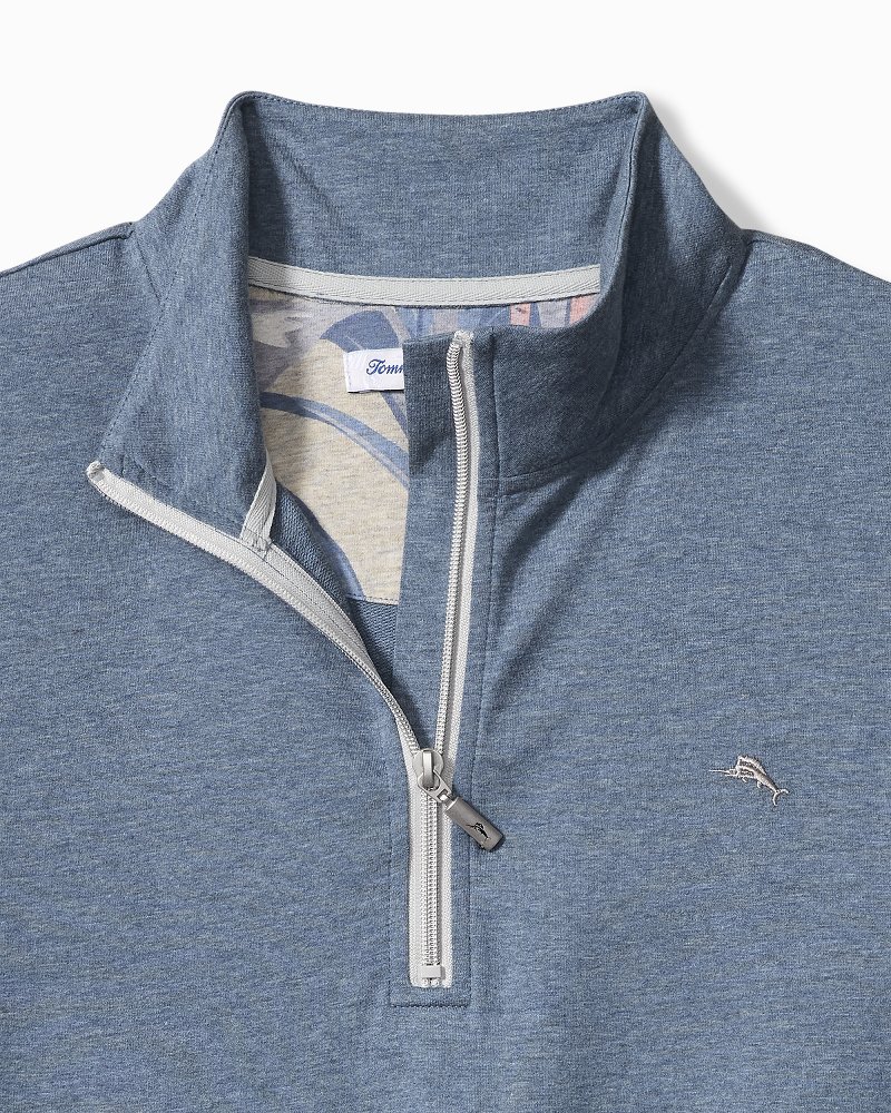 French Terry Quarter-Zip Sweatshirt