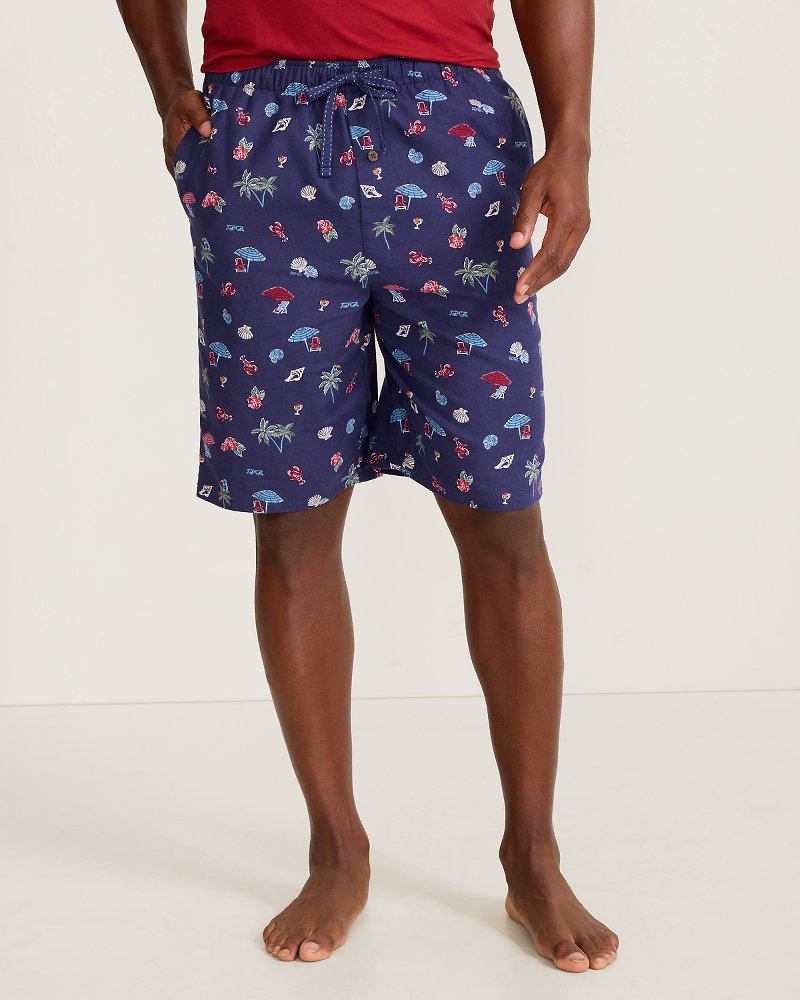 Flannel Pajama Shorts