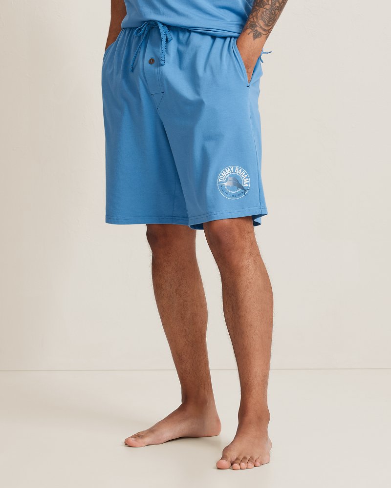 Solid Marlin Jersey Pajama Shorts