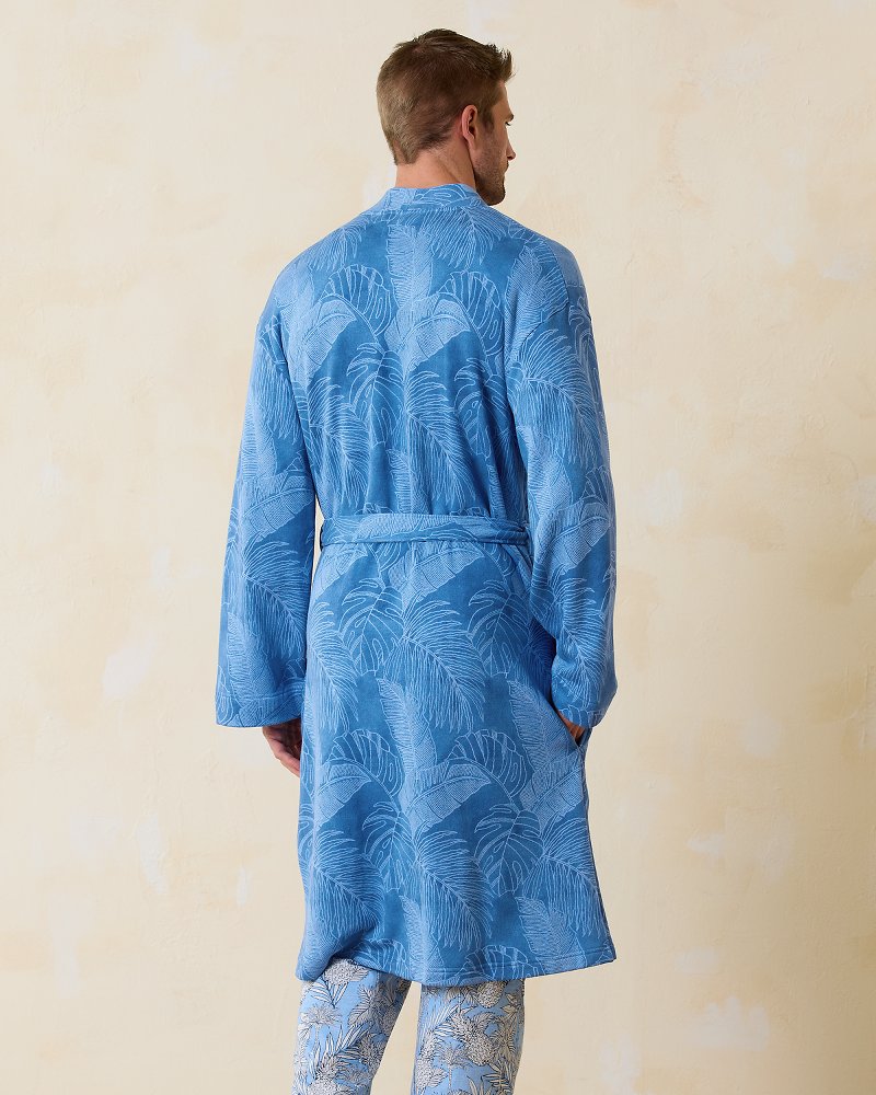 Printed Soft Cotton-Blend Robe