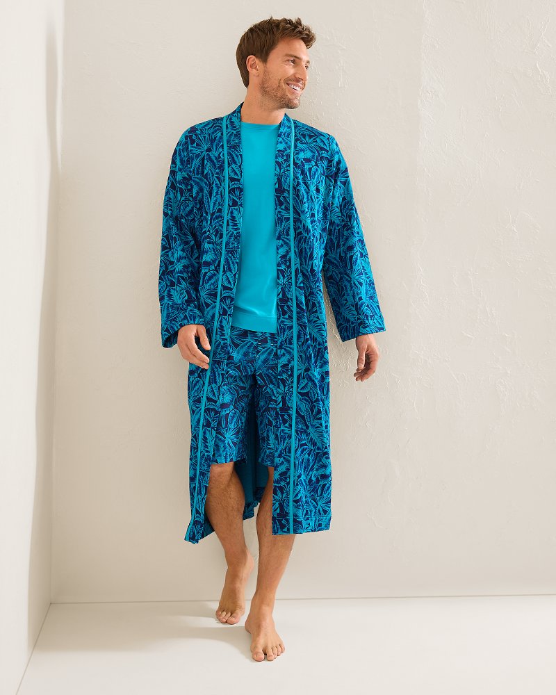 Waffle Terry Kimono Robe