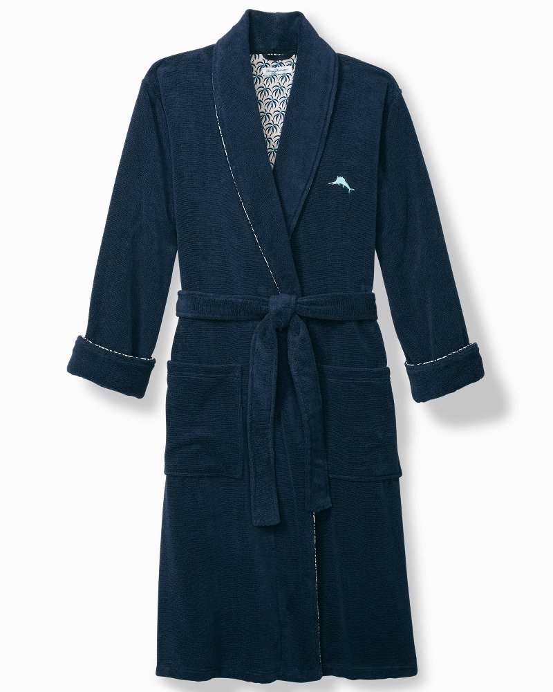 Loop Terry Navy Marlin Robe thumbnail 3