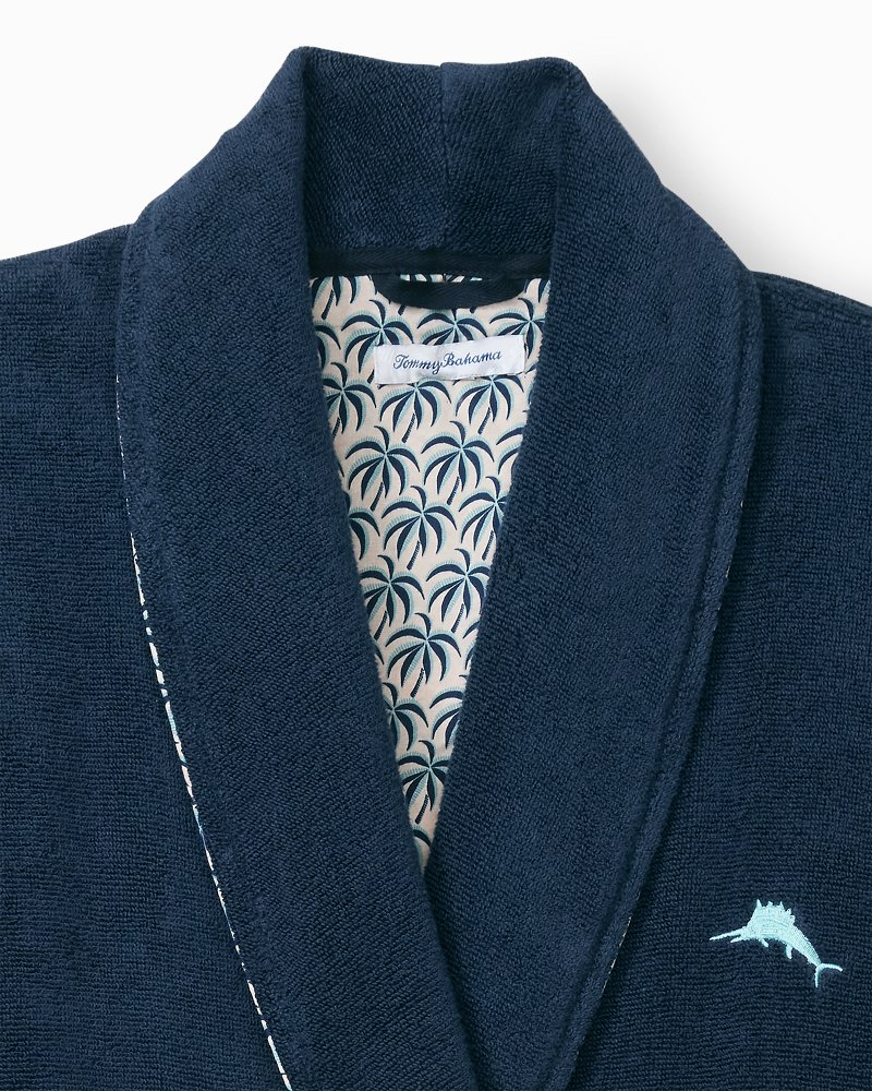 Loop Terry Navy Marlin Robe thumbnail 5