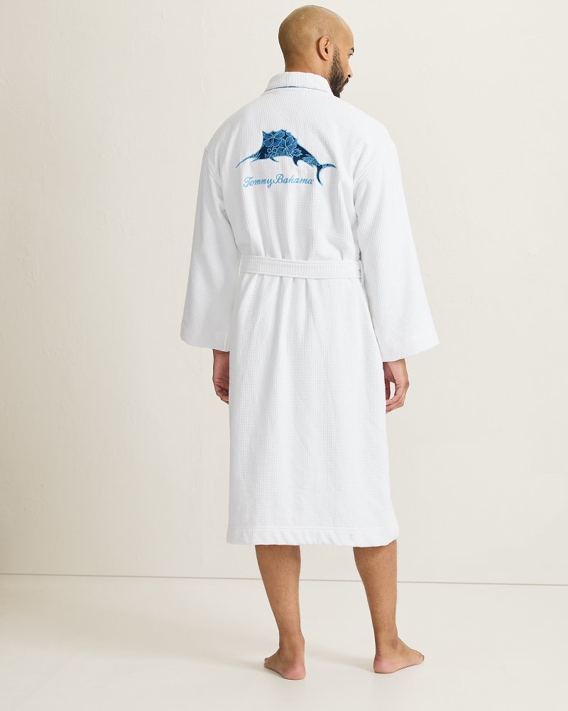 White Waffle Kimono Robe