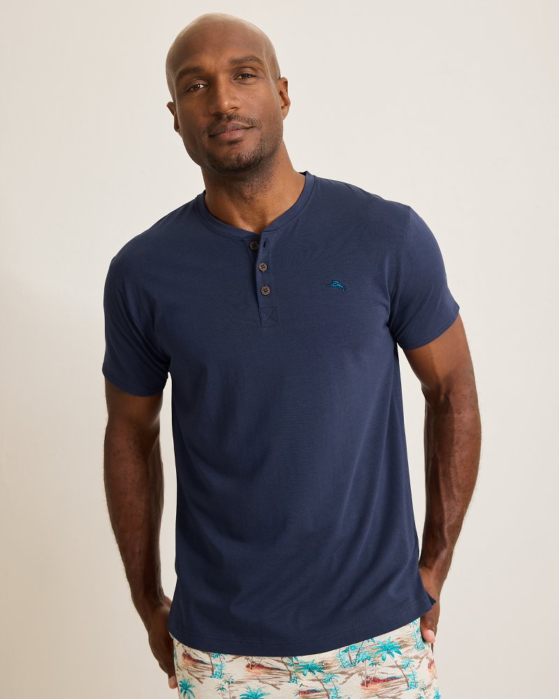 Big & Tall Jersey Short-Sleeve Henley