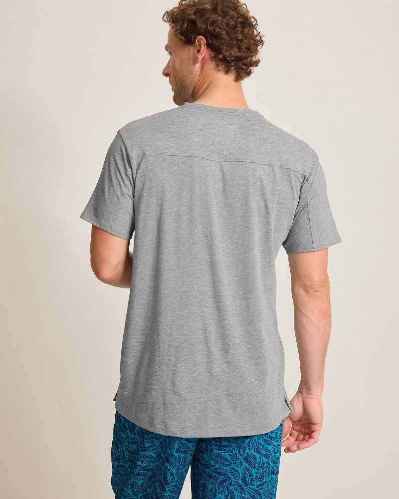 Jersey Short-Sleeve Henley