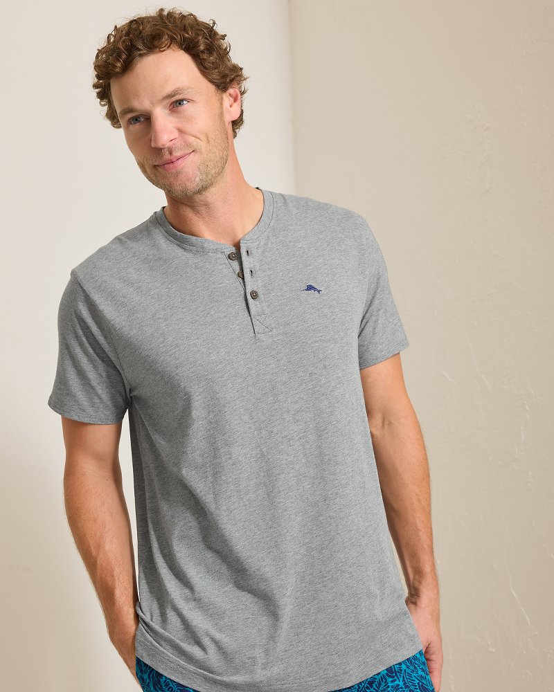 Jersey Short-Sleeve Henley