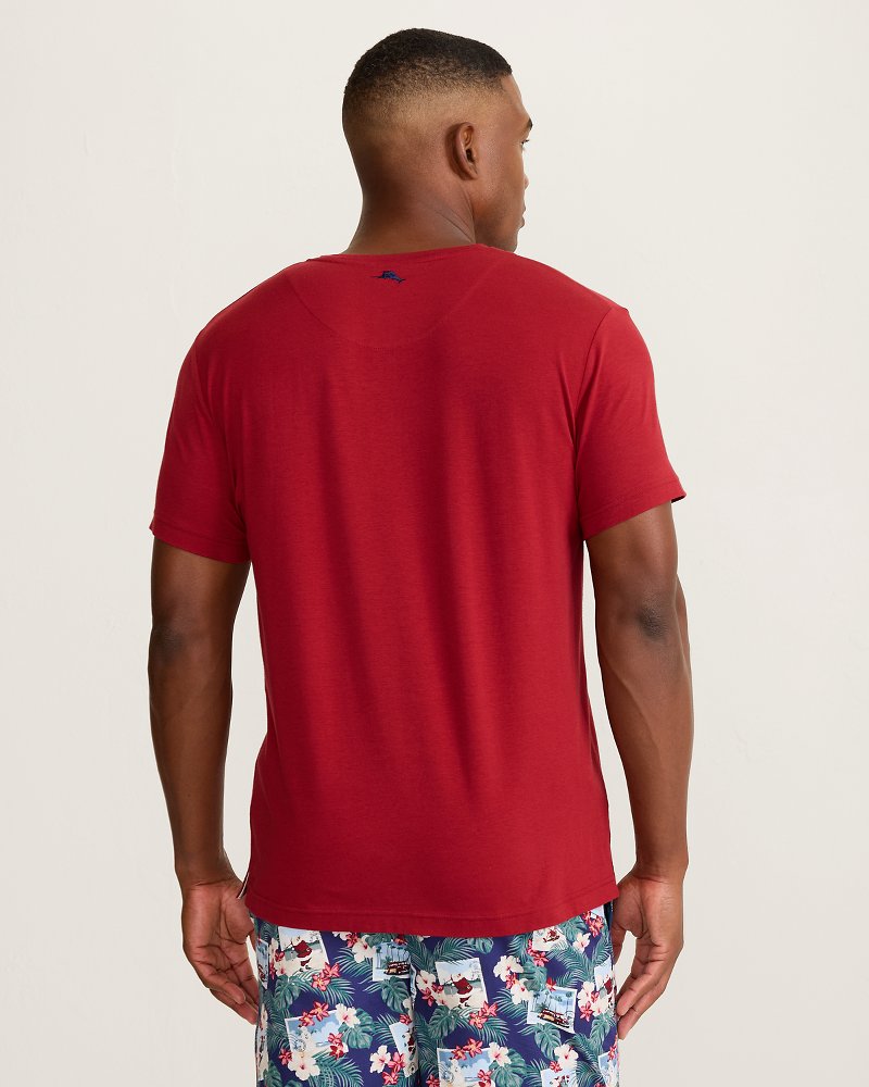 Jersey Solid Henley T-Shirt