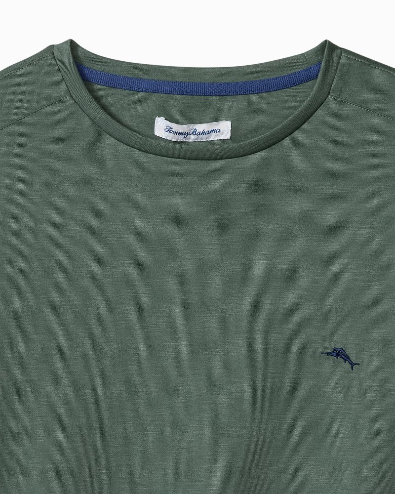 Thumbnail for Interlock Knit Long-Sleeve Crew Top