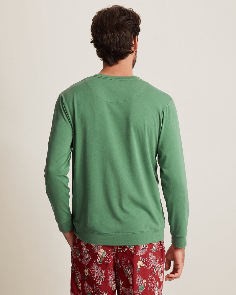 Jersey Long-Sleeve Solid Crew T-Shirt