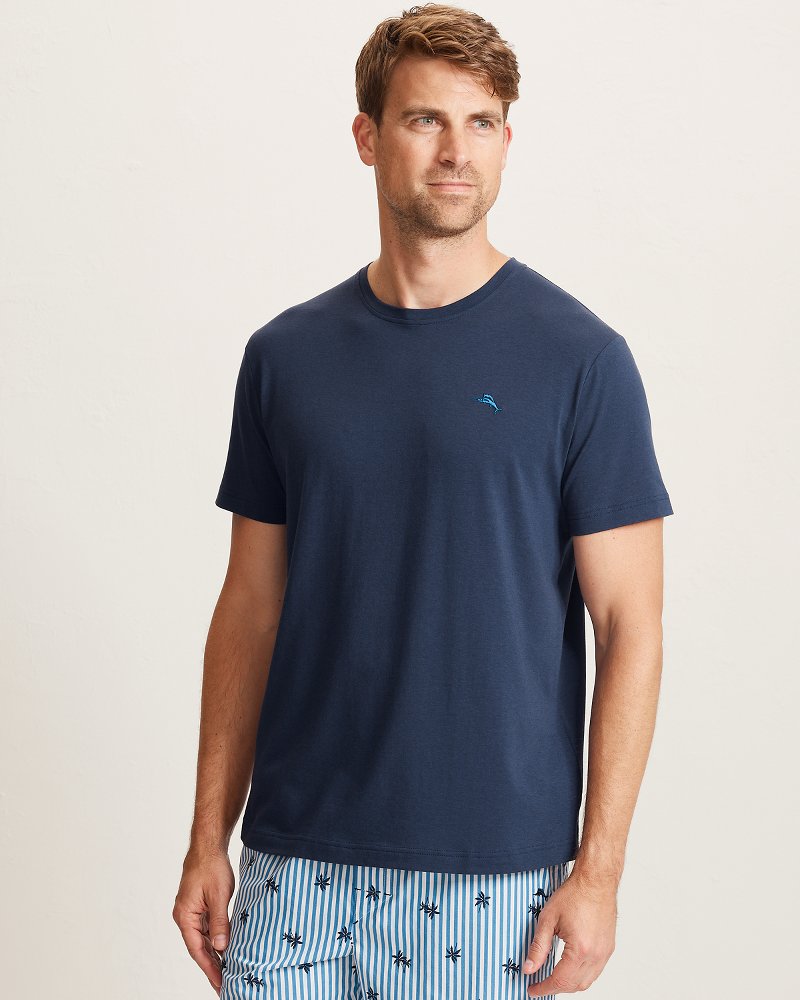 Big & Tall Solid Marlin Jersey Short-Sleeve T-Shirt