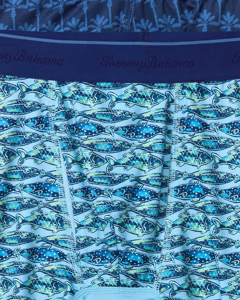 Aloha Print Tech Boxer Briefs - 2-Pack