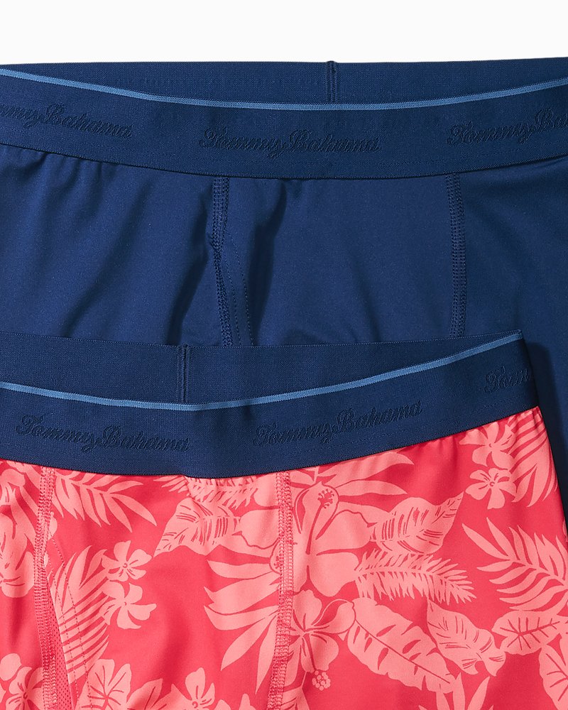 Aloha Print Tech Boxer Briefs - 2-Pack