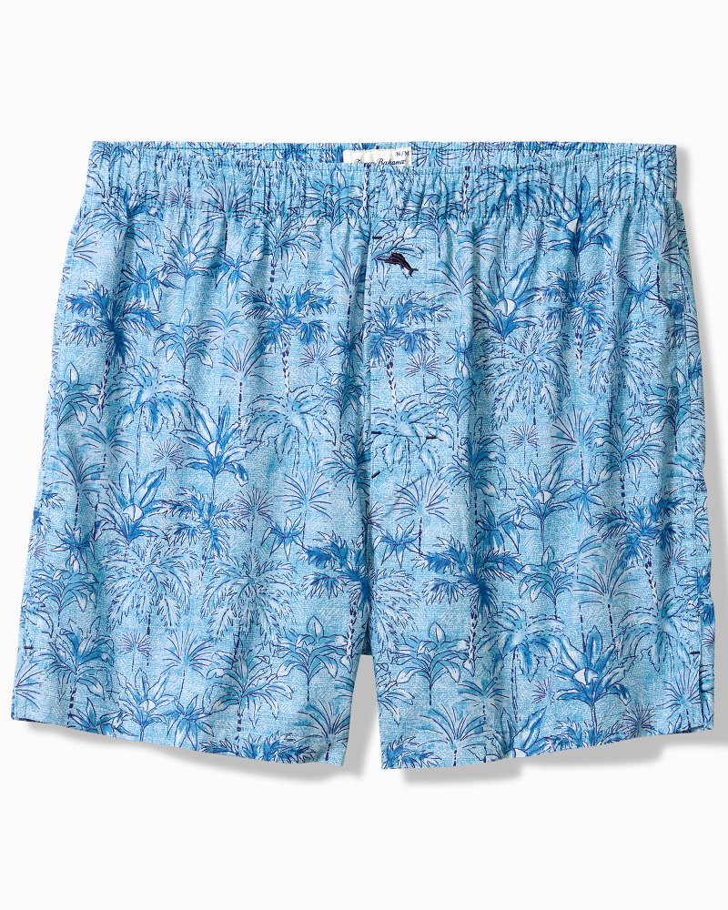 Big & Tall Woven Marlin Print Boxers