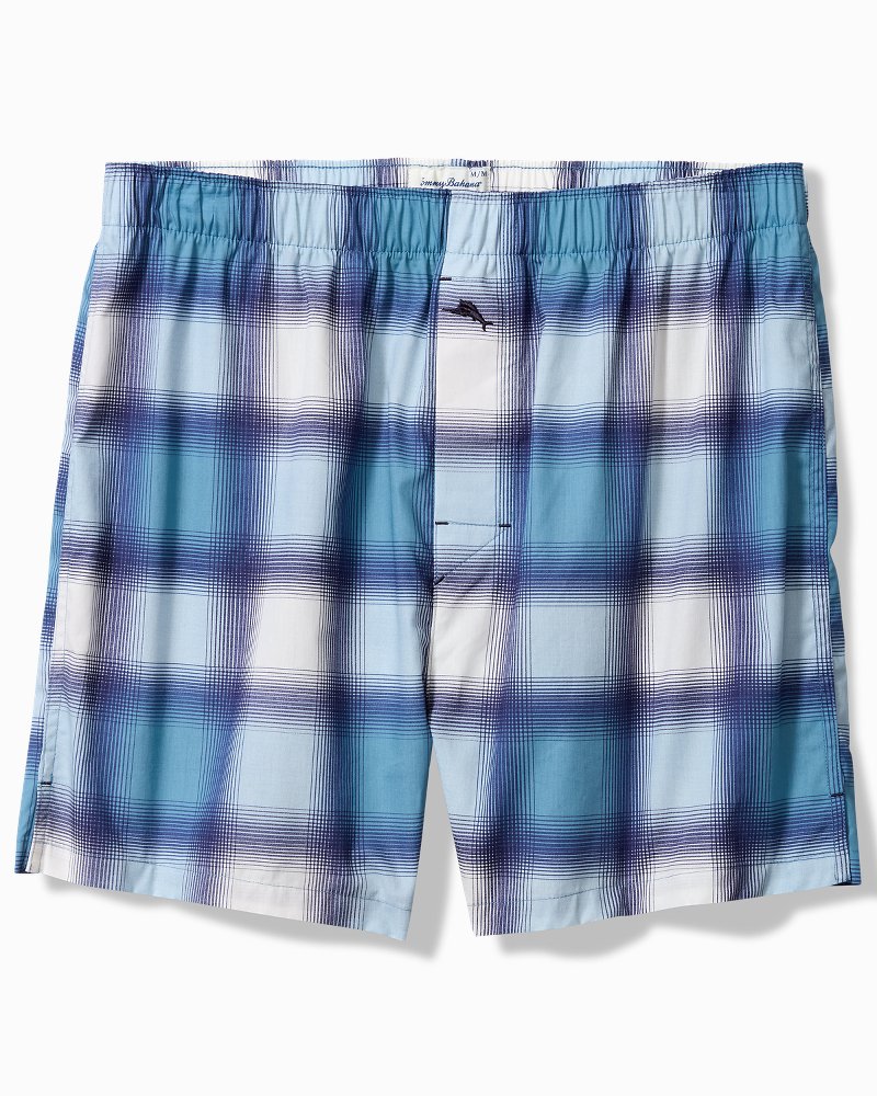 Big & Tall Woven Marlin Print Boxers