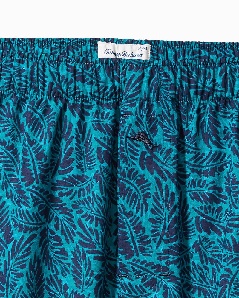 Big & Tall Woven Tropical Print Boxers